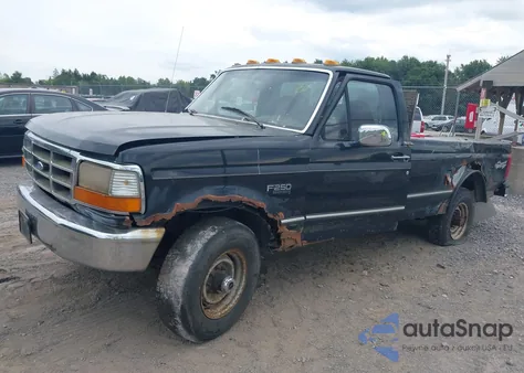 1997 Ford F-250 Xl from USA, damaged, VIN 1FTHF26H0VEB57077